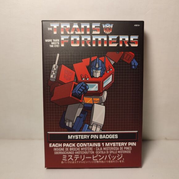 Transformers Mystery Pin Badge Box Official Hasbro Collectible Enamel Figures - Picture 1 of 6